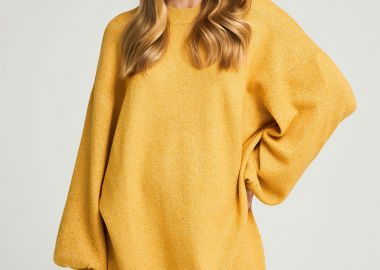 Πλεκτό φόρεμα με ανοιχτή πλάτη - FUNKY BUDDHA - 