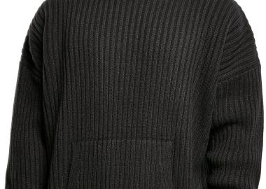 Πλεκτό Φούτερ με Κουκούλα TB4677 Urban Classics Black Black - Urban Classics - 