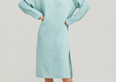 Πλεκτό midi φόρεμα - FUNKY BUDDHA - 