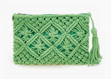 Πλεκτό τσαντάκι - Πράσινο - Issue - 