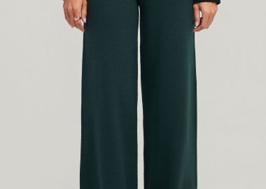 Πλεκτό wide leg παντελόνι - FUNKY BUDDHA - 