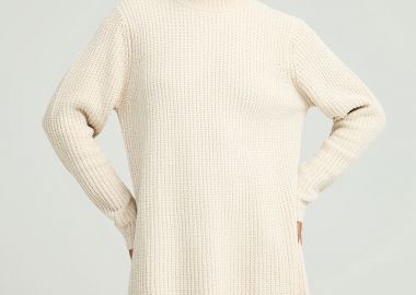 Πλεκτό ζιβάγκο φόρεμα - FUNKY BUDDHA - 