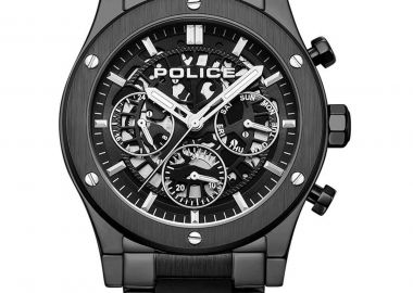 POLICE Knotty - PEWJK0006401, Black case with Stainless Steel Bracelet - Police - 