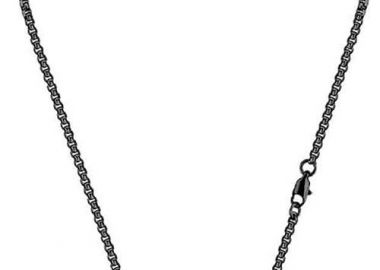 POLICE Κολιέ-Σταυρός από ανοξείδωτο ατσάλι Black PEAGN2211313 - Police Jewellery - 