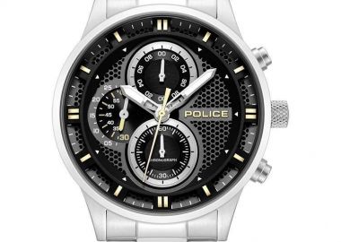 POLICE Men's Chronograph - PEWGK0092501, Silver case with Stainless Steel Bracelet - Police - 