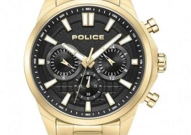 POLICE Rangy Chronograph - PEWJK0021005M, Gold case with Stainless Steel Bracelet - Police - 