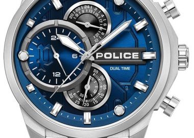 POLICE Reactor - PEWGK0039207, Silver case with Stainless Steel Bracelet - Police - 