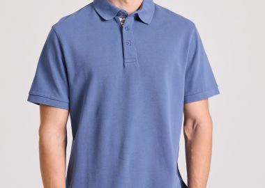 Polo μπλούζα με branded τύπωμα στην εσωτερική πατιλέτα - FUNKY BUDDHA - 