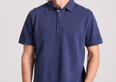 Polo μπλούζα με branded τύπωμα στην εσωτερική πατιλέτα - FUNKY BUDDHA - 