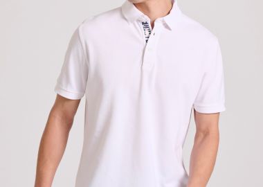 Polo μπλούζα με branded τύπωμα στην εσωτερική πατιλέτα - FUNKY BUDDHA - 