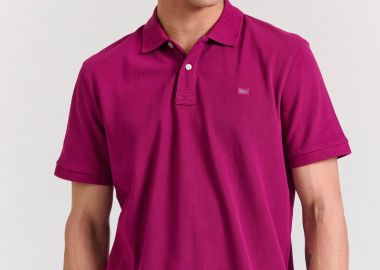 Polo μπλούζα με κεντημένο logo - The essentials - FUNKY BUDDHA - 