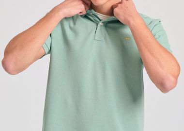Polo μπλούζα με κεντημένο logo - The essentials - FUNKY BUDDHA - 