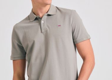 Polo μπλούζα με κεντημένο logo - The essentials - FUNKY BUDDHA - 