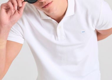 Polo μπλούζα με κεντημένο logo - The essentials - FUNKY BUDDHA - 