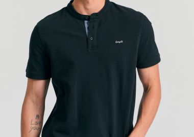 Polo μπλούζα με λαιμό mao Garage 55. - GARAGE 55 - 