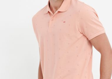 Πόλο μπλούζα με τύπωμα - FUNKY BUDDHA - 