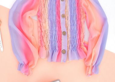 ΠΟΛΥΧΡΩΜΗ ΜΠΛΟΥΖΑ - MARIBEL -  - 