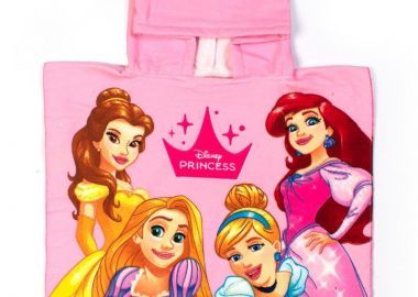Πόντσο Παιδικό Microfiber 50x100εκ. Princess 08 Pink Disney DimCol - DimCol - 