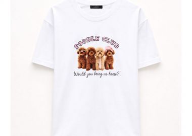 POODLE CLUB T-SHIRT BY LUMINA - sense-shop - 