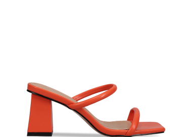 Πορτοκαλί mule πέδιλο - MIGATO - 