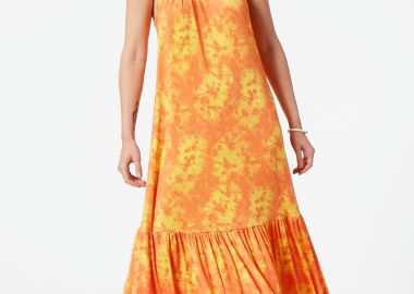 ΠΟΡΤΟΚΑΛΙ TIE DYE ΦΟΡΕΜΑ - Anna Raxevsky - 