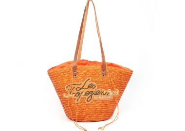 Πορτοκαλί τσάντα ώμου - LES TROPEZIENNES - 