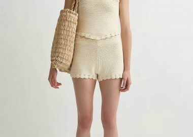 Posse γυναικείο σορτς crocheted 