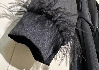 Πουκαμίσα Feather Μαύρη - Amelie's - 