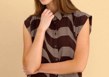 Πουκάμισο αμάνικο εμπριμέ - 5206179092418 -  - 