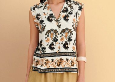 Πουκάμισο αμάνικο φλοράλ - 5206179087988 -  - 