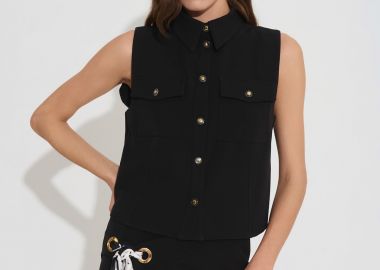 Πουκάμισο Αμάνικο Με Χρυσά Κουμπιά DEJAVU -  - 