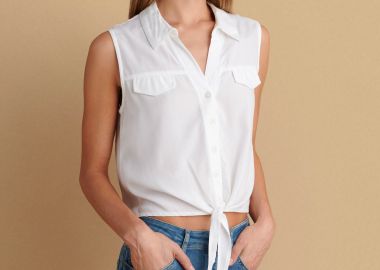 Πουκάμισο αμάνικο με δέσιμο - 5206987933941 -  - 