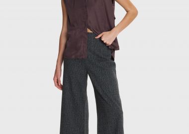 Πουκάμισο αμάνικο με λεπτομέρεια στην πλάτη - 5206179039000 -  - 