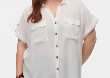 Πουκάμισο βισκόζη με τσέπες VERO MODA -  - 