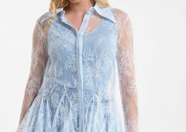 Πουκάμισο Δαντελένιο Με Γιακά -  - 