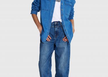 Πουκάμισο denim με τσέπες - 5206634982643 -  - 