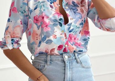Πουκάμισο Εμπριμέ Φλοράλ - Amelie's - 