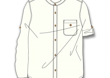 Πουκάμισο για αγόρι - Εκρού 13-225002-4 - energiers - 