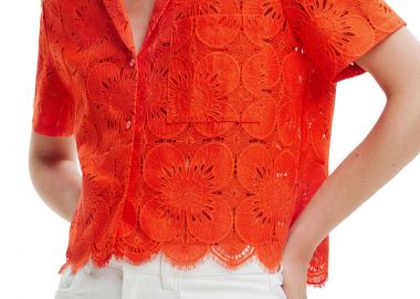 Πουκάμισο Κοντομάνικο Desigual Preston 23SWCW09-3074 Γυναικείο - Desigual - 