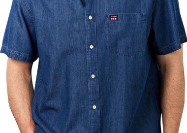 Πουκάμισο Κοντομάνικο Gant Chambray Town 3043430-991 Ανδρικό - Gant - 