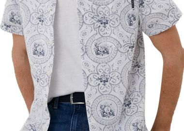 Πουκάμισο Κοντομάνικο Guess Collins M2GH26WEKQ1-P75B Ανδρικό - Guess - 