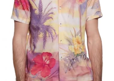 Πουκάμισο Κοντομάνικο Guess Eco Rayon M3GH42WD4Z2-P31W Ανδρικό - Guess - 