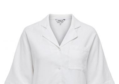 Πουκάμισο Κοντομάνικο Only Onlcaro 15292920-BRIGHT WHITE Γυναικείο - Only - 