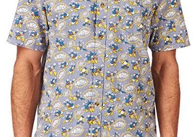 Πουκάμισο Κοντομάνικο Vans DonaldDuck VN0002K8H8F1-DONALD DUCK Ανδρικό - Vans - 