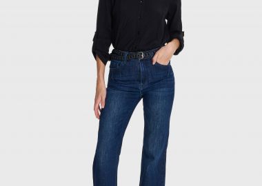 Πουκάμισο loose με σχέδιο στο ύφασμα - 5207251562904 -  - 