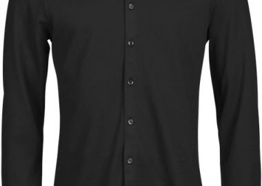 Πουκάμισο Luxury Stretch 1416 Tee Jays Tailored Fit Black - Tee Jays - 