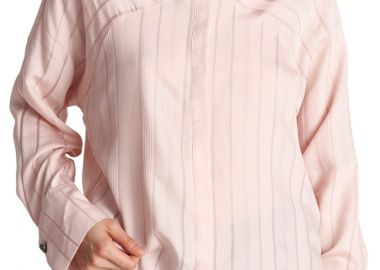 Πουκάμισο Μακρυμάνικο Ale Ριγέ Με Διακοσμητικά Κουμπιά 8922910-PINK Γυναικείο - Ale - 