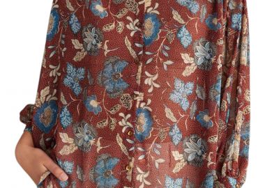 Πουκάμισο Μακρυμάνικο Attrattivo Με Φλοράλ Σχέδιο 9921849-MULTICOLOR Γυναικείο - Attrattivo - 