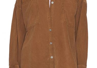 Πουκάμισο Μακρυμάνικο Free People Baby Cord Buttondown OB1533910-CHOCOLATE LAVA Γυναικείο - Free People - 