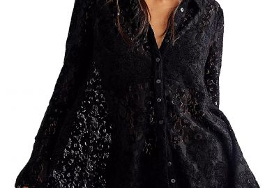 Πουκάμισο Μακρυμάνικο Free People Heather Tunic OB1539962-black Γυναικείο - Free People - 